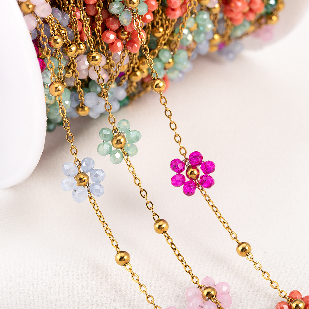 1 Meters Stainless Steel Chain - مراجعة Embroidery Embellishments وسعره