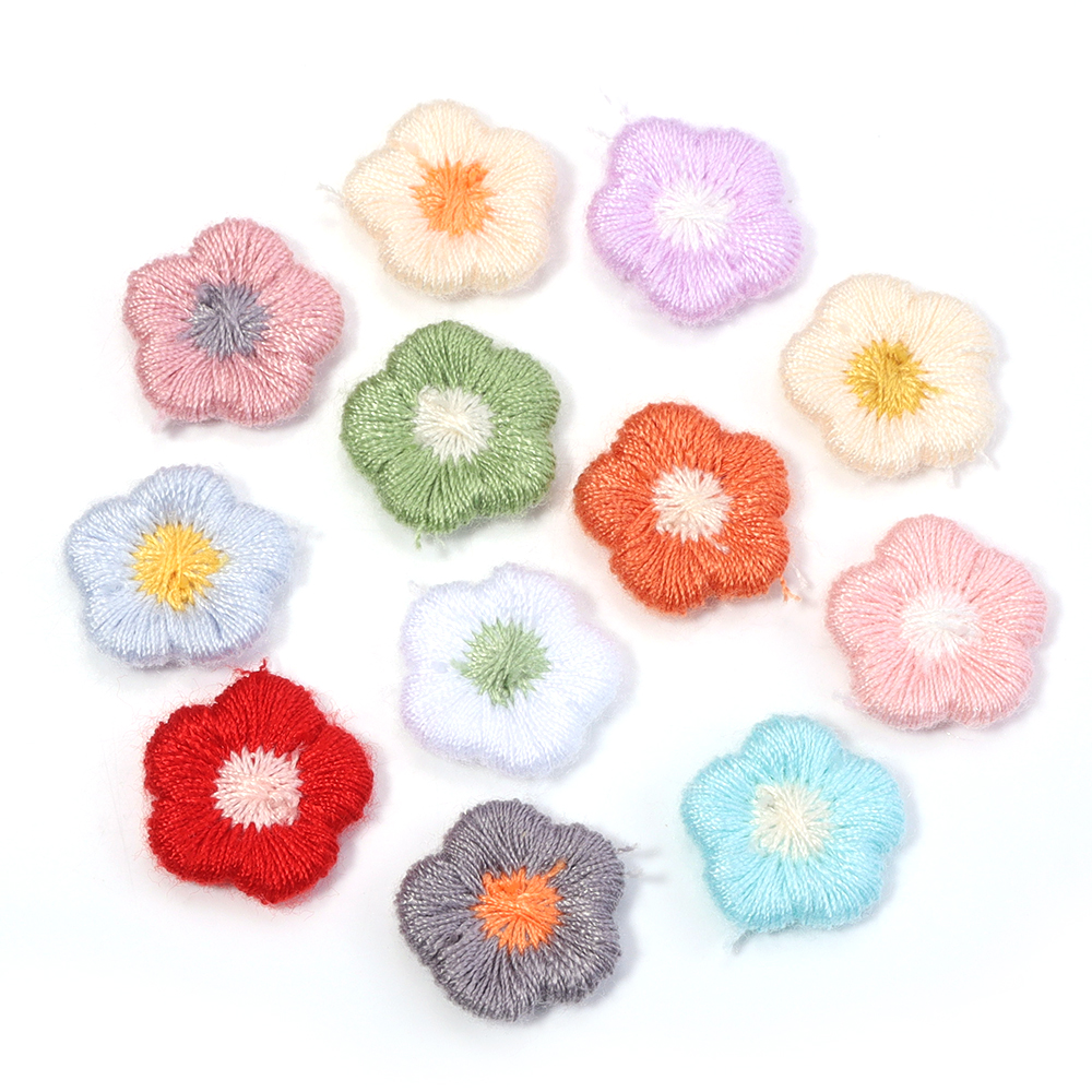 50pcs/lot Mini Plum Blossom Fl - مراجعة Applique Patch Flower وسعره