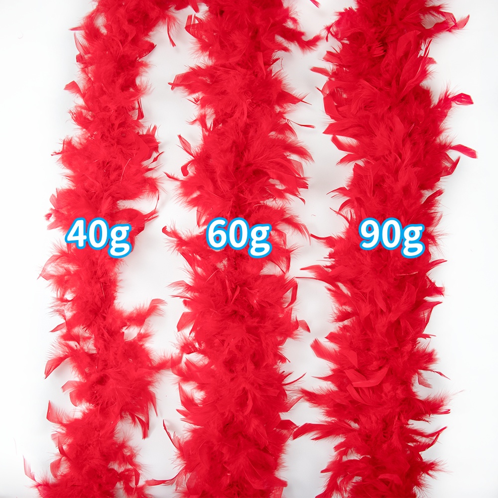 Red Marabou Feather Boa Trim F - مراجعة Feather Trim Marabou وسعره