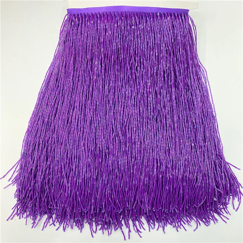 5meters/lot beautiful trim Pol - مراجعة Beaded Trim Fringe وسعره