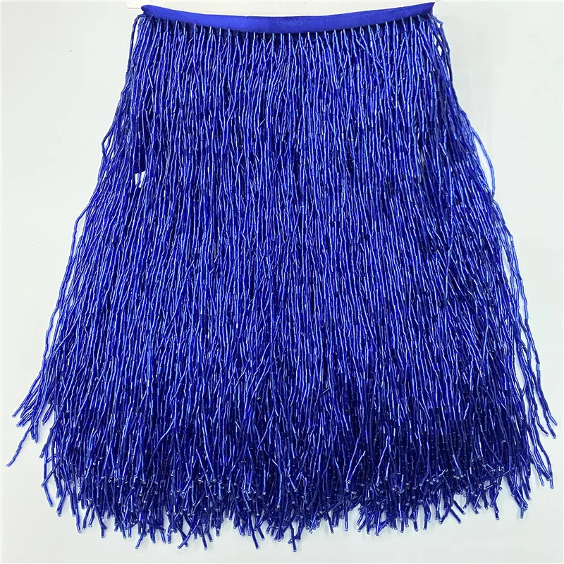 5meters/lot beautiful trim Pol - مراجعة Beaded Trim Fringe وسعره