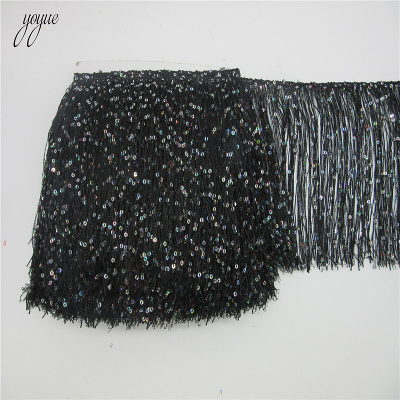 YOYUE 1Yard 20CM Long Polyeste - مراجعة Fringe Ribbon Sewing وسعره