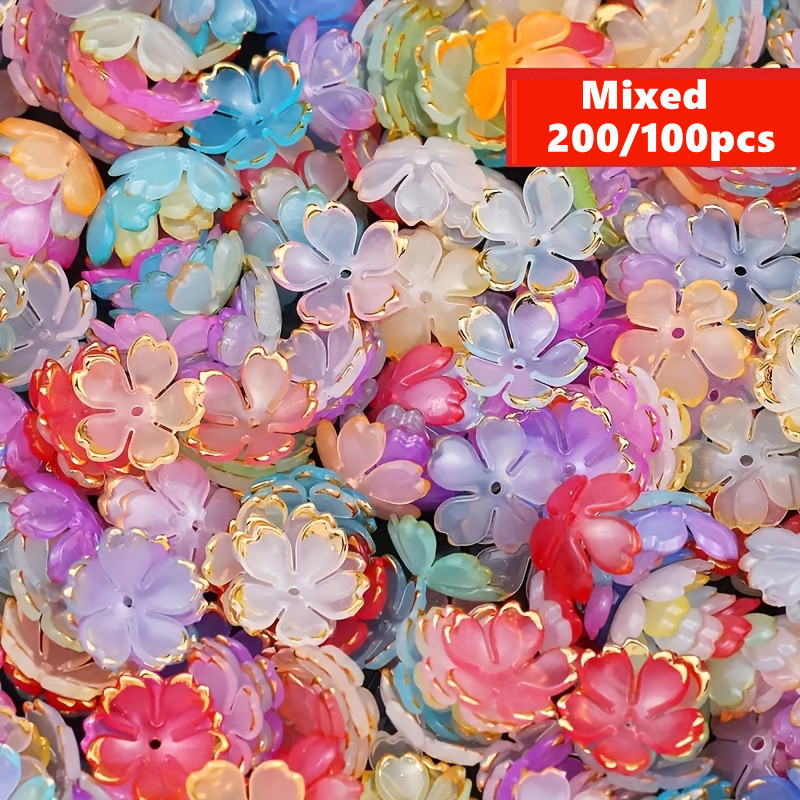 200/100pcs 15mm Colorful Acryl - مراجعة Embroidery Embellishments وسعره
