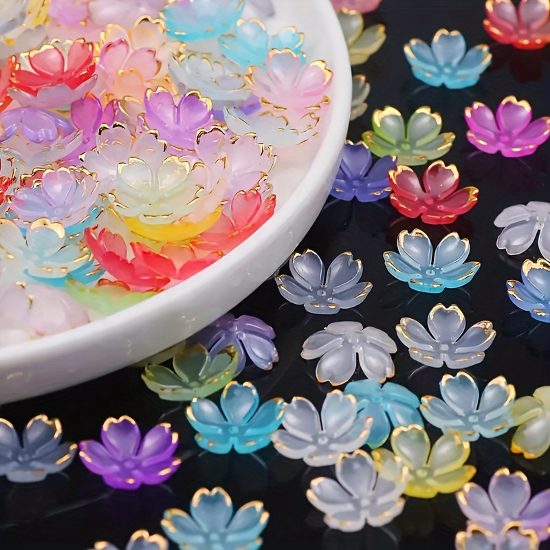 200/100pcs 15mm Colorful Acryl - مراجعة Embroidery Embellishments وسعره