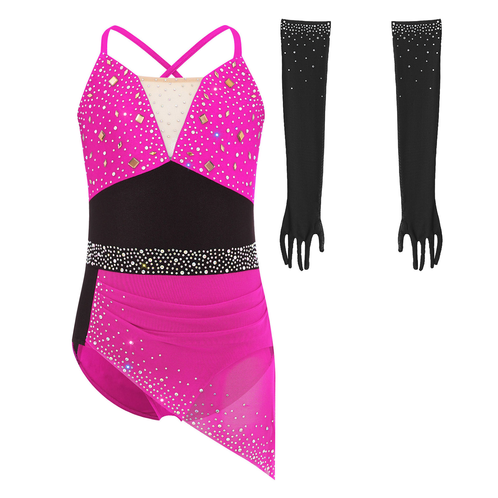 Teen Girls Shiny Rhinestones L - مراجعة Rhinestone Banding Trim وسعره