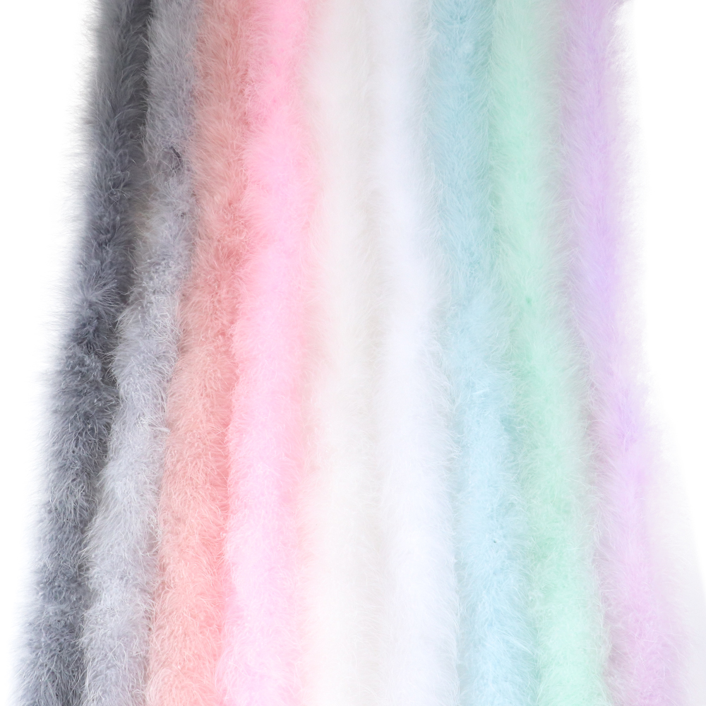 22g Turkey Marabou Feather Boa - مراجعة Feather Trim Marabou وسعره