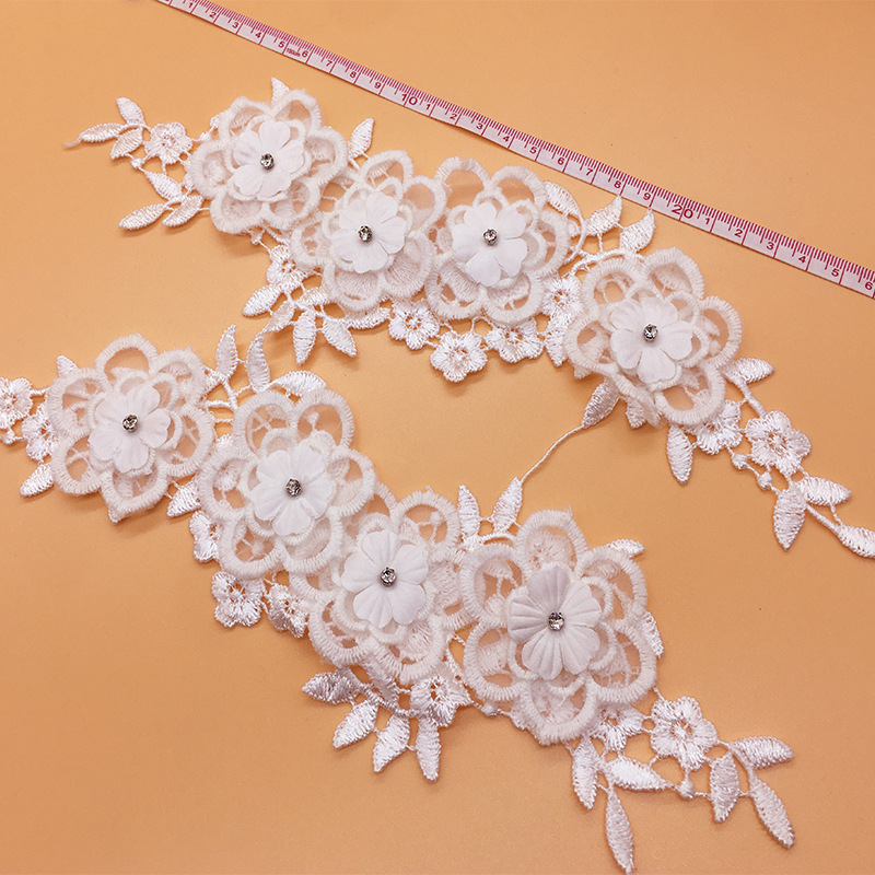 2Pairs/lot  Mesh Fashionable C - مراجعة Applique Patch Flower وسعره