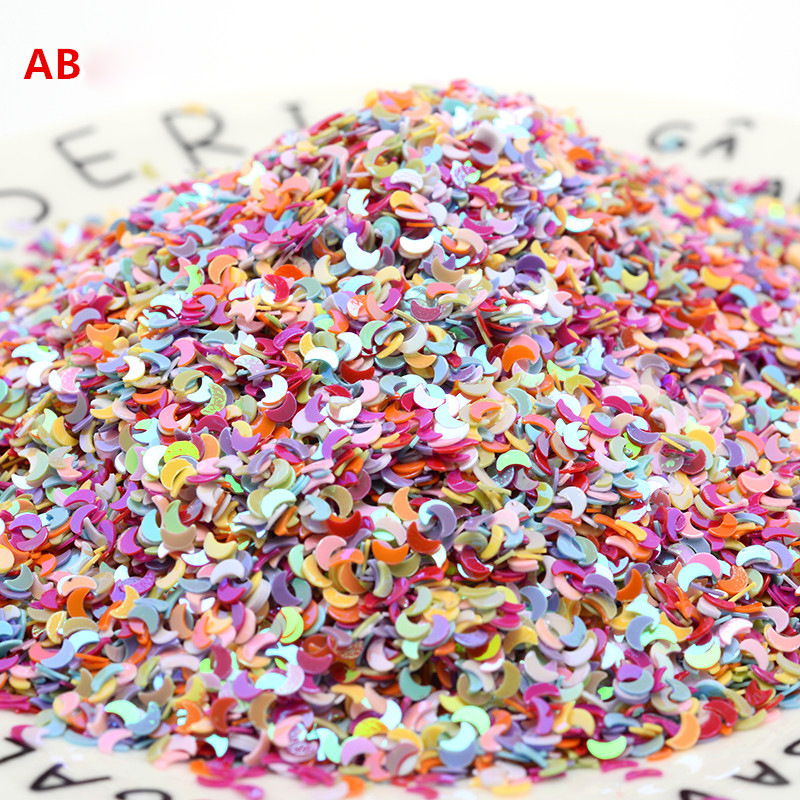 New Moon Gold Sequin Patches D - مراجعة Embellishment Glue Craft وسعره