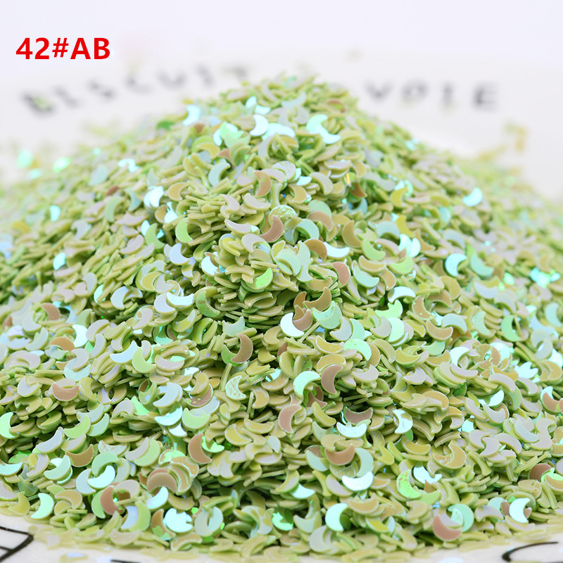 New Moon Gold Sequin Patches D - مراجعة Embellishment Glue Craft وسعره