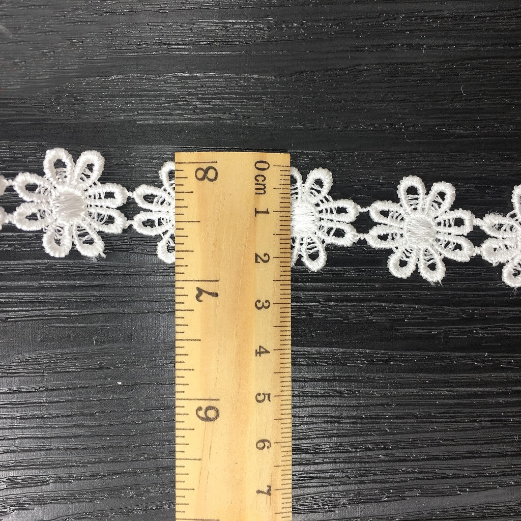 Cute Hollow Flowers Garment La - مراجعة Lace Ribbon Trim وسعره