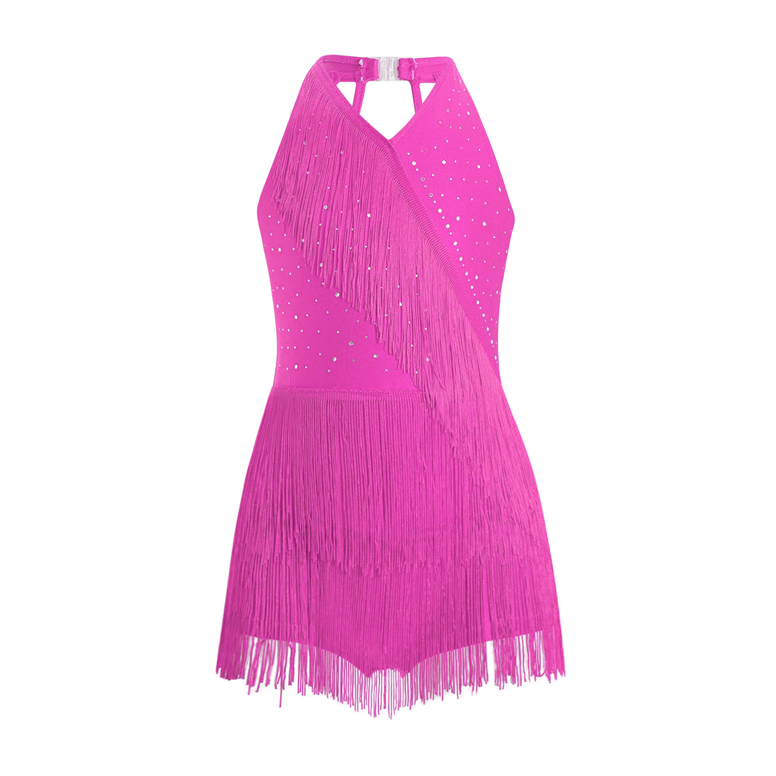 Kid Girls Latin Dance Tango Ch - مراجعة Rhinestone Banding Trim وسعره