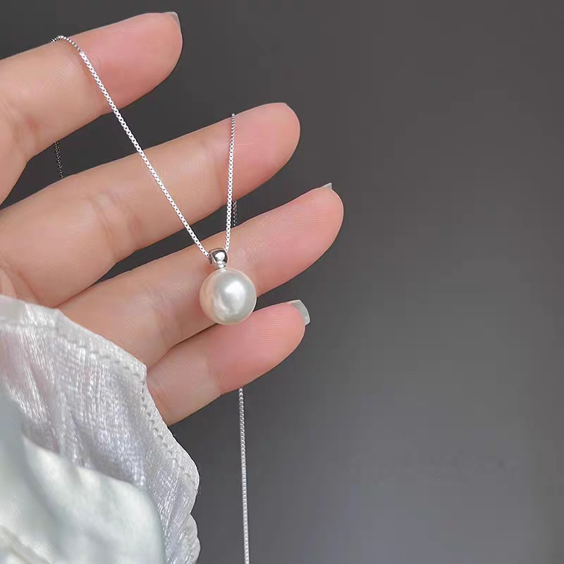 925 Sterling Silver 8mm Pearl  - مراجعة Pearl Trim Chain وسعره
