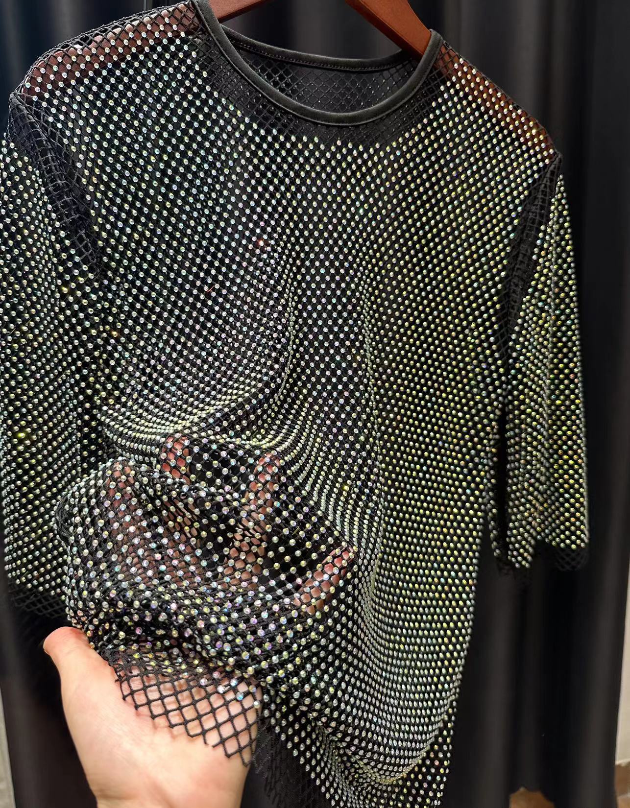 ColorShiny Diamonds  Electric  - مراجعة Crystal Mesh Fabric وسعره