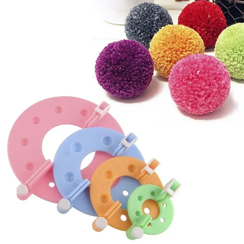 8PCS 4 Sizes Fluff Ball Weaver - مراجعة Pom Pom Maker Tool وسعره