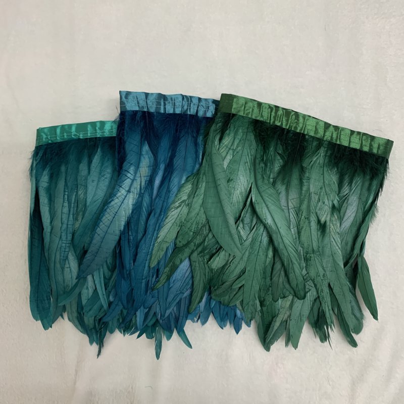 25-30cm/10-12inch Rooster Tail - مراجعة Feather Trim Marabou وسعره