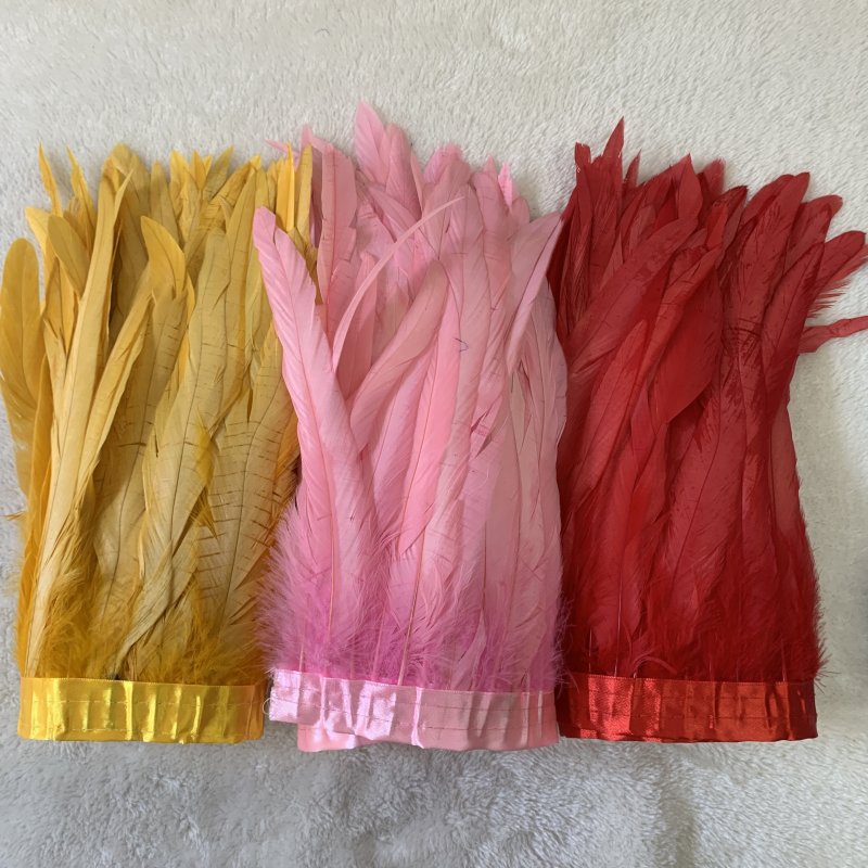 25-30cm/10-12inch Rooster Tail - مراجعة Feather Trim Marabou وسعره