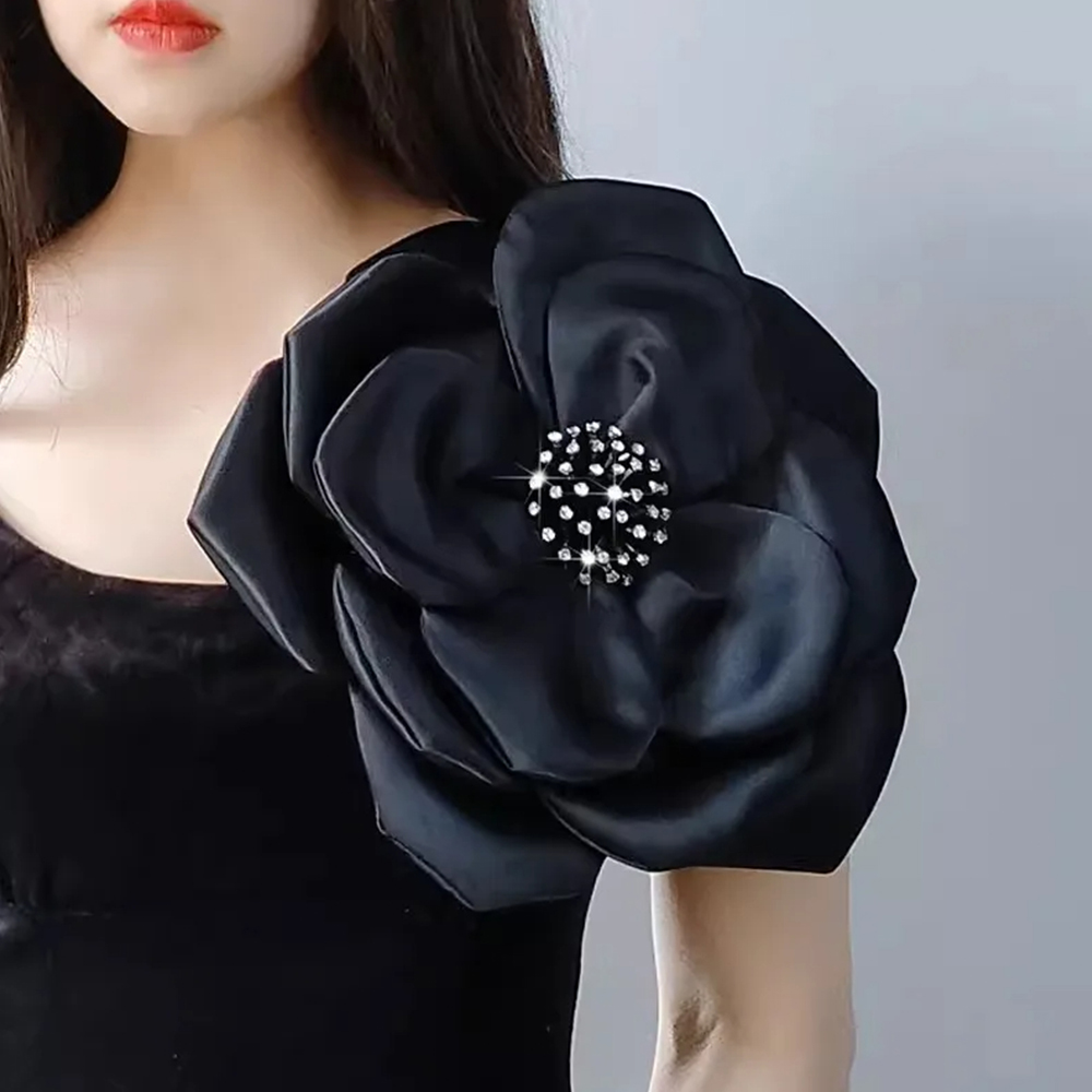 NEW 29cm 3D Big Flower Lace Pa - مراجعة Applique Patch Flower وسعره