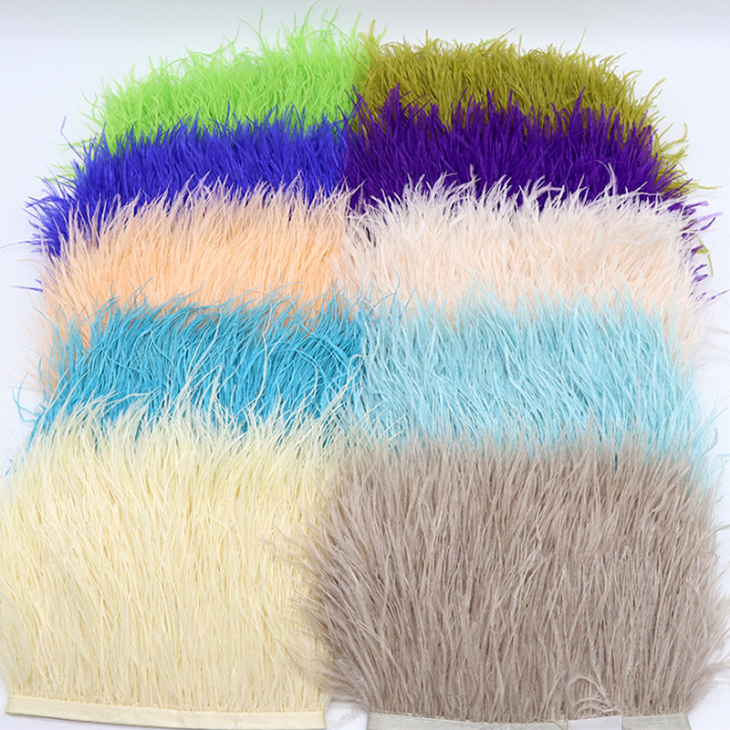 1M 8-10cm Black Ostrich Feathe - مراجعة Feather Trim Marabou وسعره