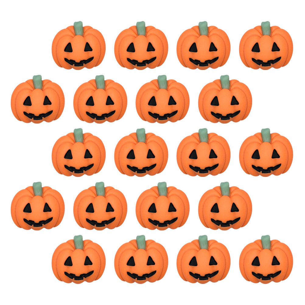 20Pcs Halloween Resin Pumpkin  - مراجعة Craft Embellishment وسعره