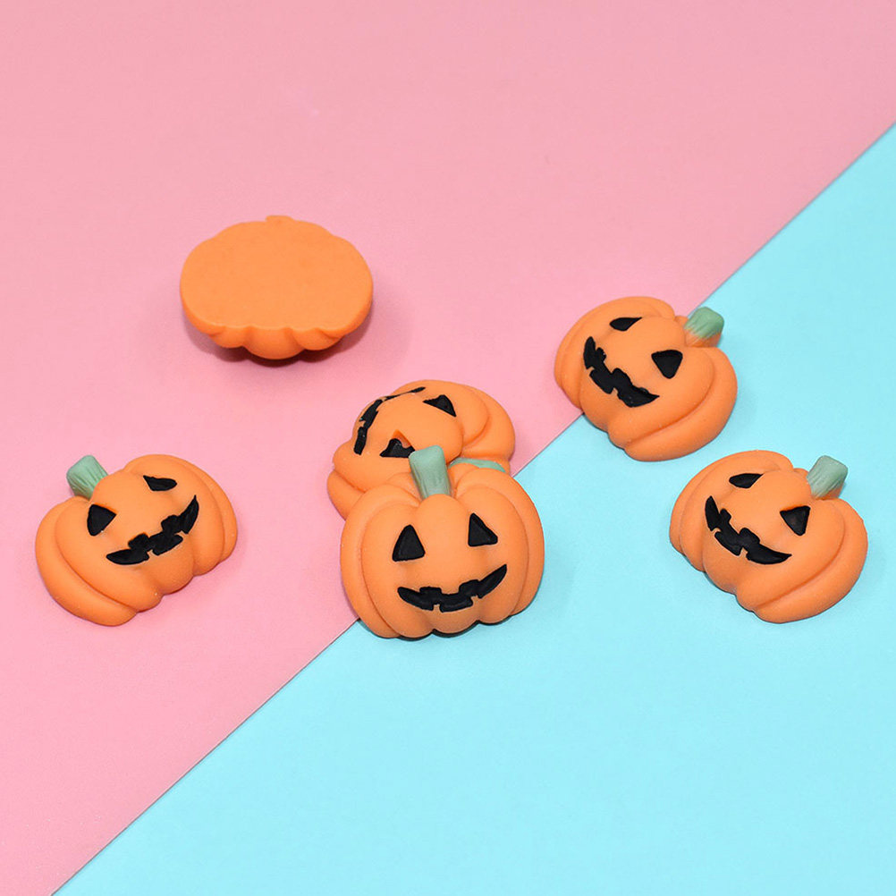 20Pcs Halloween Resin Pumpkin  - مراجعة Craft Embellishment وسعره