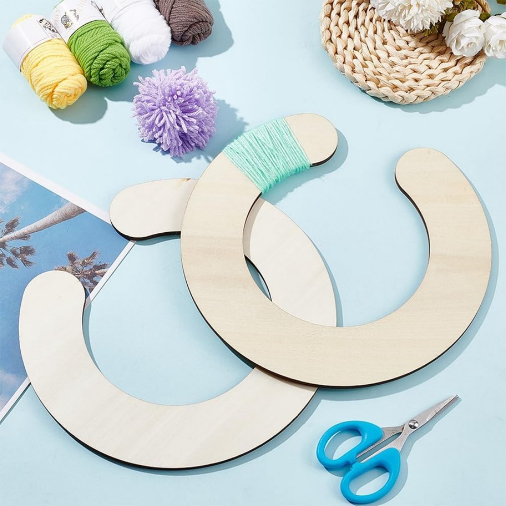 2pcs Wooden Pom Pom Maker Set  - مراجعة Pom Pom Maker Tool وسعره