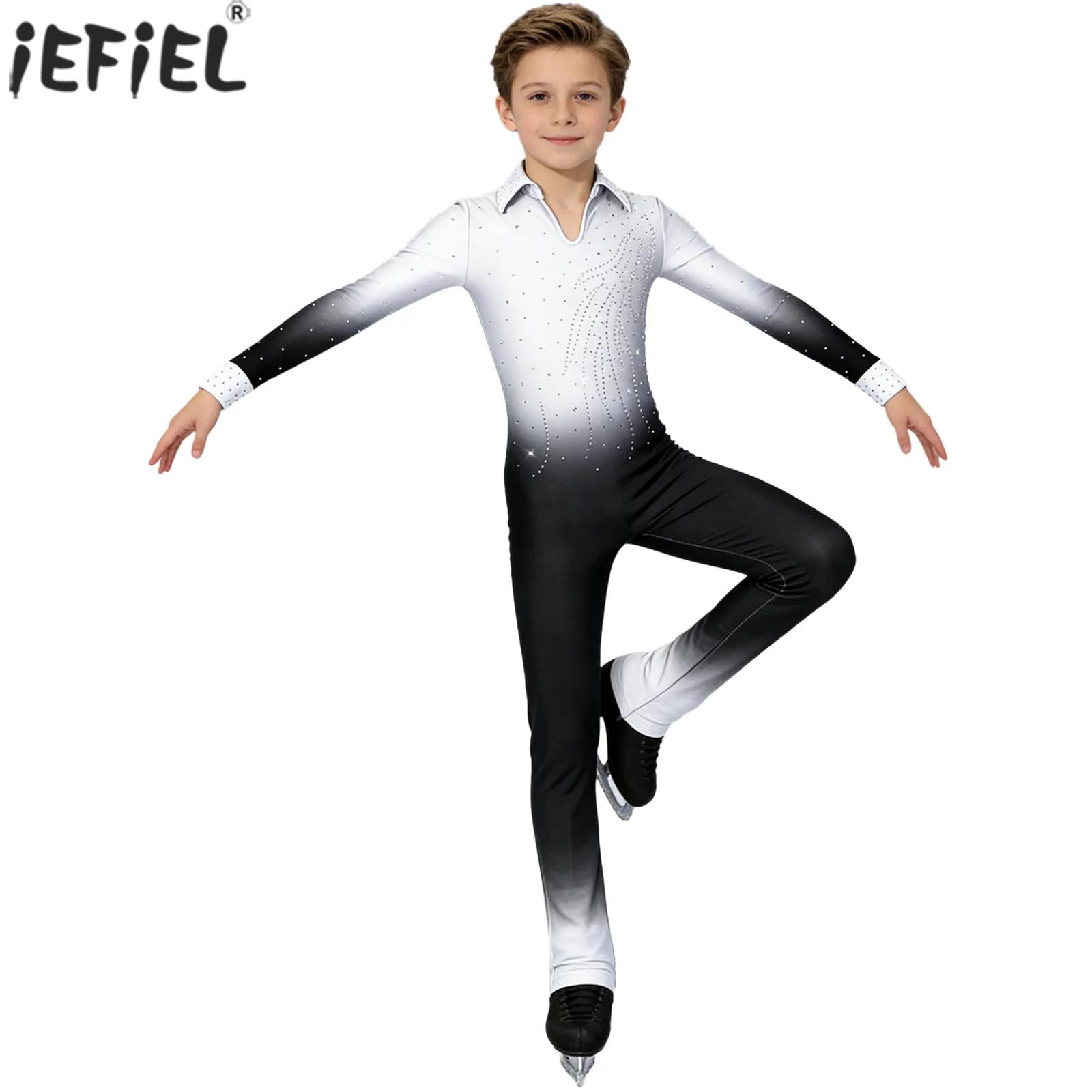 Kids Boys Figure Skating Dance - مراجعة Rhinestone Banding Trim وسعره