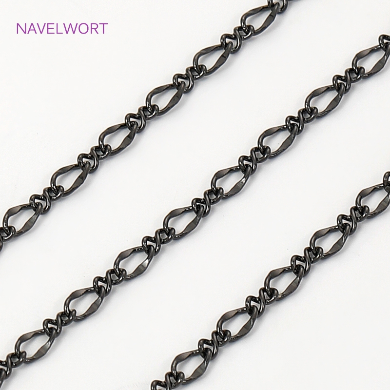 Black Color Oval Thin Chains F - مراجعة Embroidery Craft وسعره