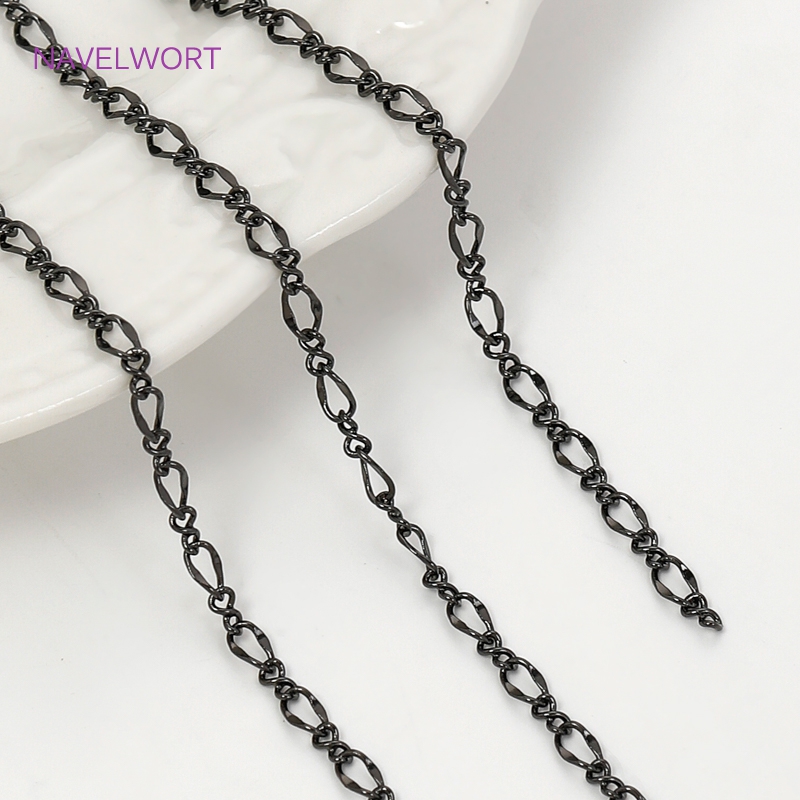 Black Color Oval Thin Chains F - مراجعة Embroidery Craft وسعره