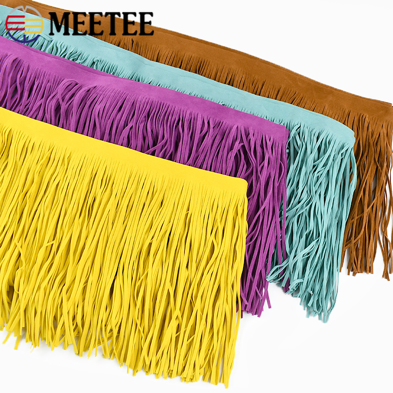 1-5M 15cm Suede Tassel Fringes - مراجعة Fringe Ribbon Sewing وسعره