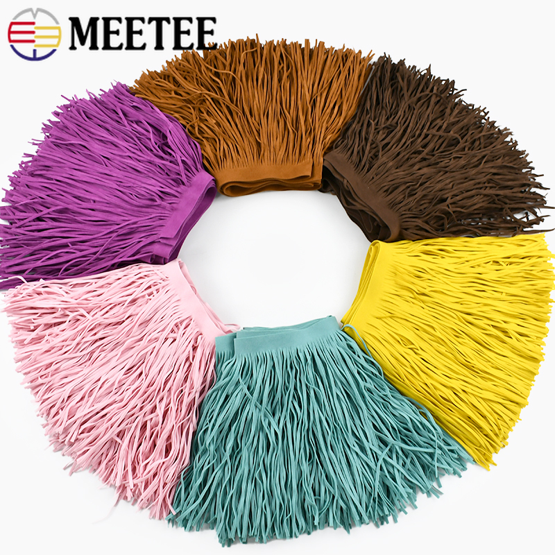 1-5M 15cm Suede Tassel Fringes - مراجعة Fringe Ribbon Sewing وسعره