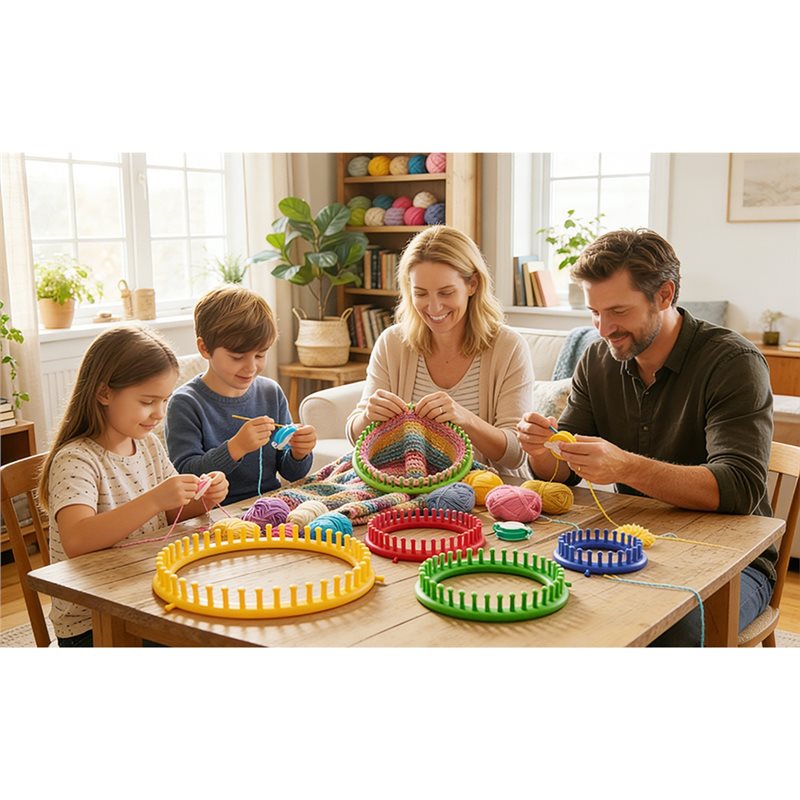 Round Knitting Loom For Hats S - مراجعة Pom Pom Maker Tool وسعره
