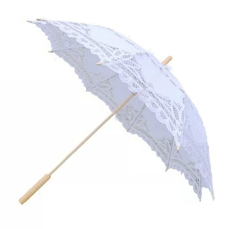 New Vintage Lace Umbrella Hand - مراجعة Embroidery Embellishments وسعره