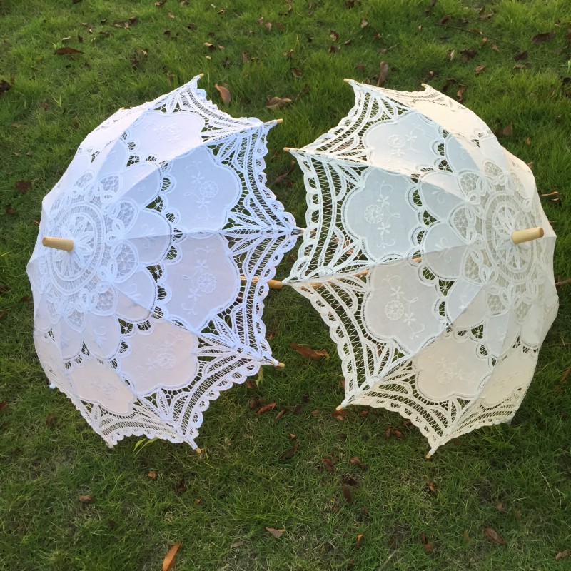 New Vintage Lace Umbrella Hand - مراجعة Embroidery Embellishments وسعره