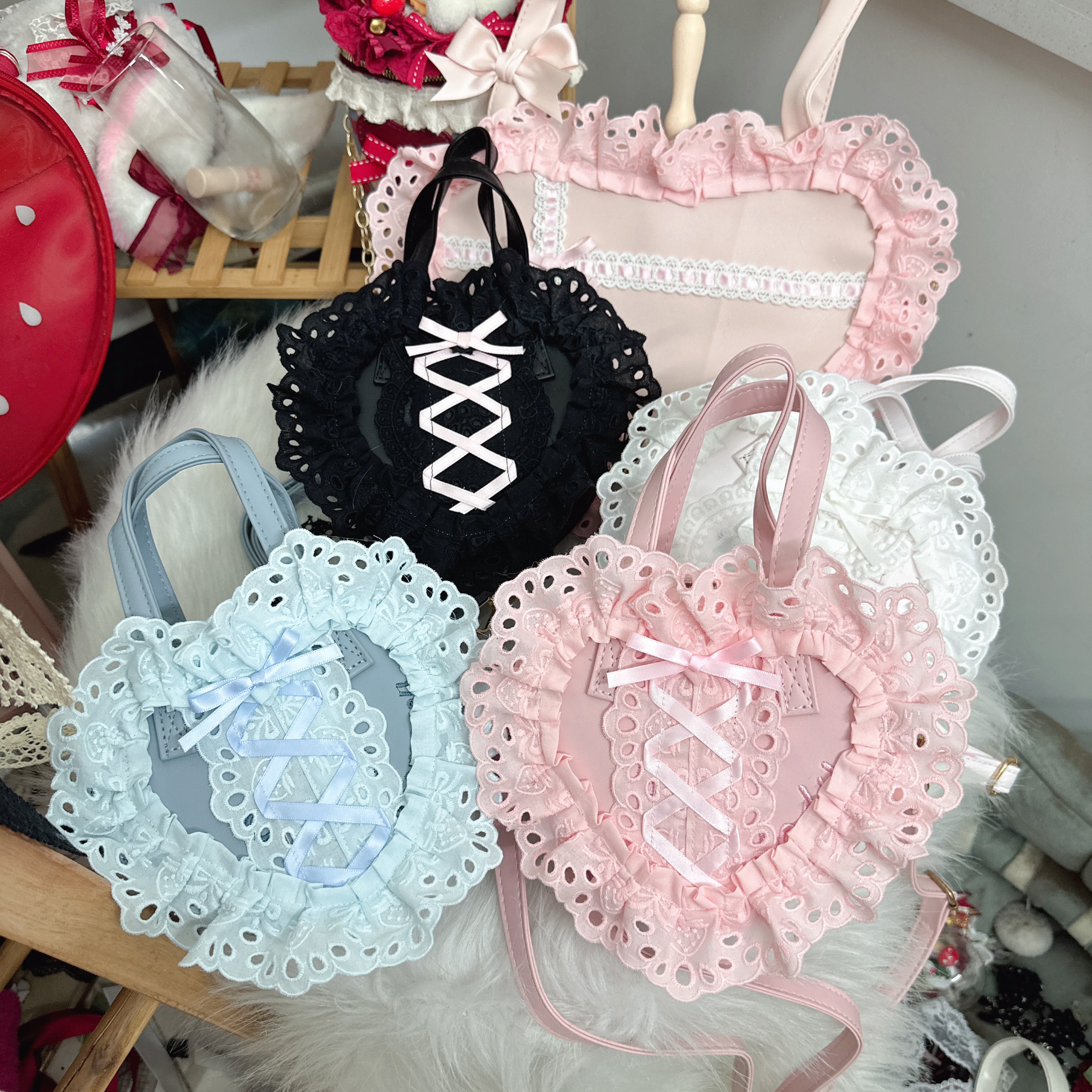 Japanese Daily Out Dating Loli - مراجعة Lace Ribbon Trim وسعره