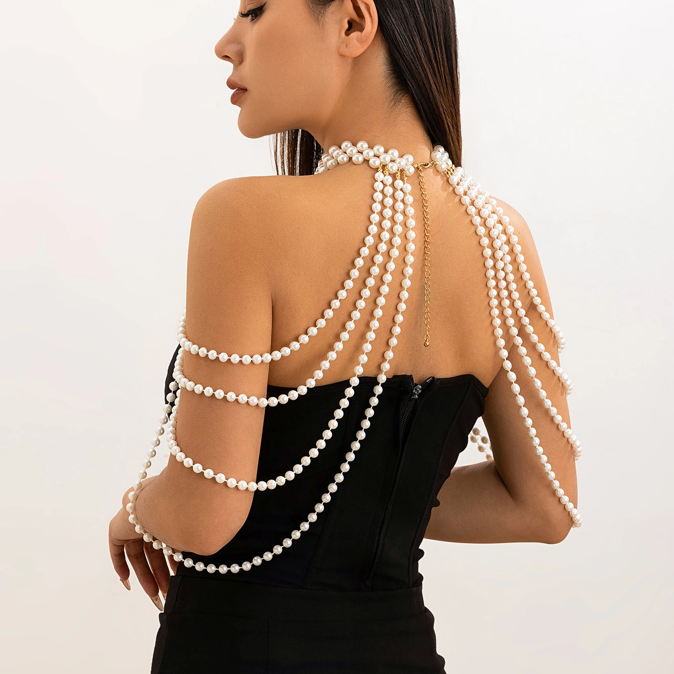 Bridal Tassel Imitation Pearl  - مراجعة Pearl Trim Chain وسعره