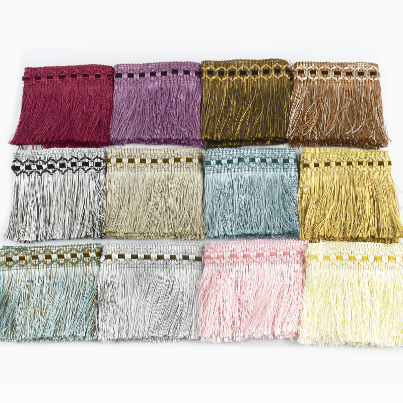 2/5Meters 10cm Tassel Fringe N - مراجعة Fringe Ribbon Sewing وسعره