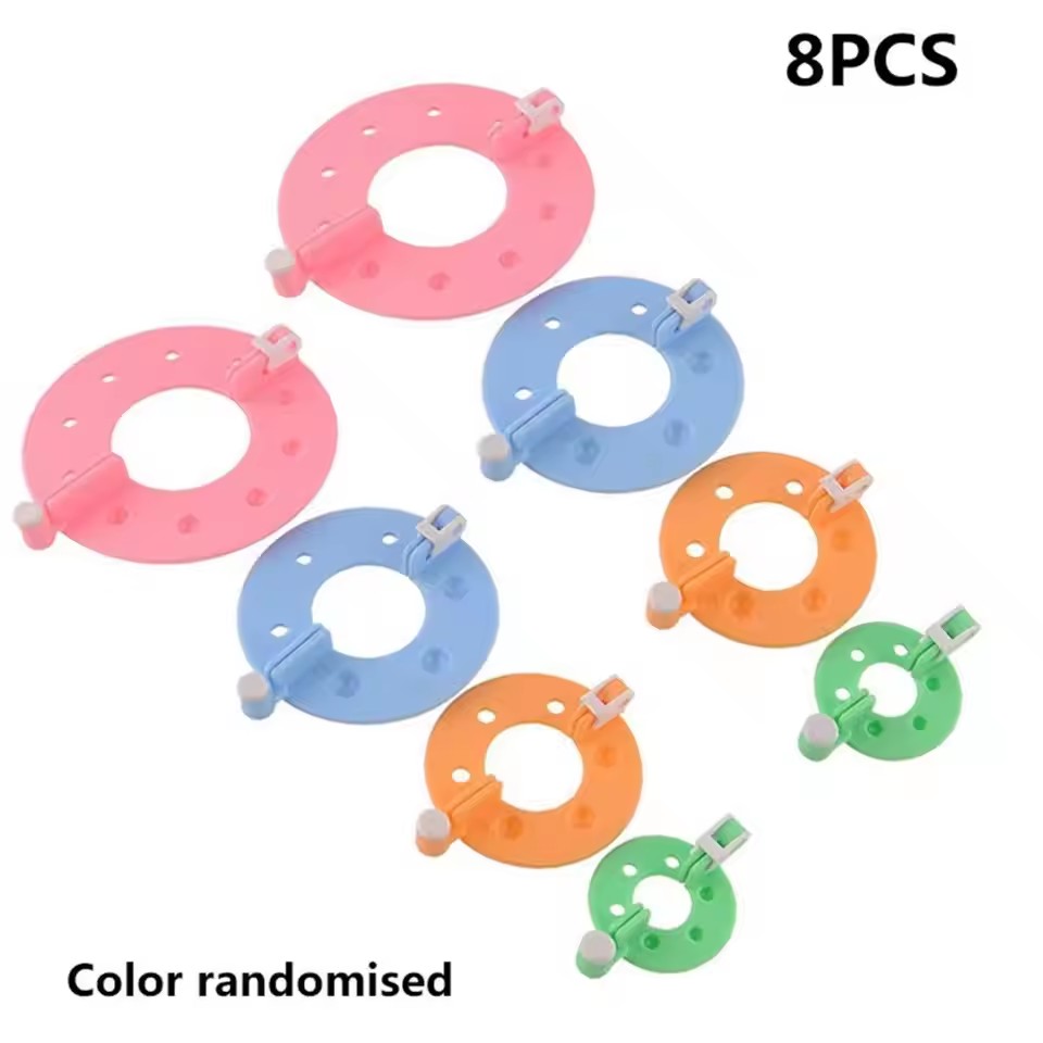 8PCS 4 Sizes Fluff Ball Weaver - مراجعة Pom Pom Maker Tool وسعره