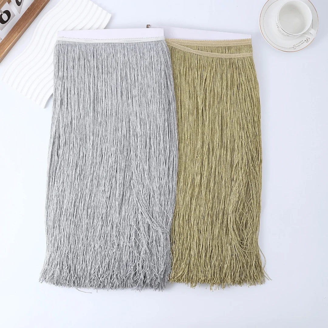 2Yards Gold Lace Fringe Trim T - مراجعة Fringe Ribbon Sewing وسعره