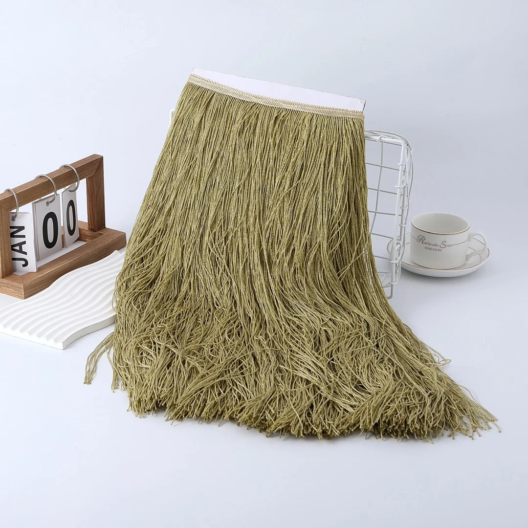 2Yards Gold Lace Fringe Trim T - مراجعة Fringe Ribbon Sewing وسعره