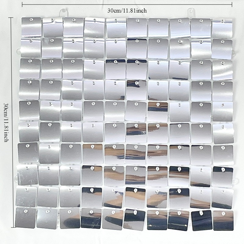 12/16/18/24PCS Shimmer Wall Ba - مراجعة Sequin Fabric Panel وسعره
