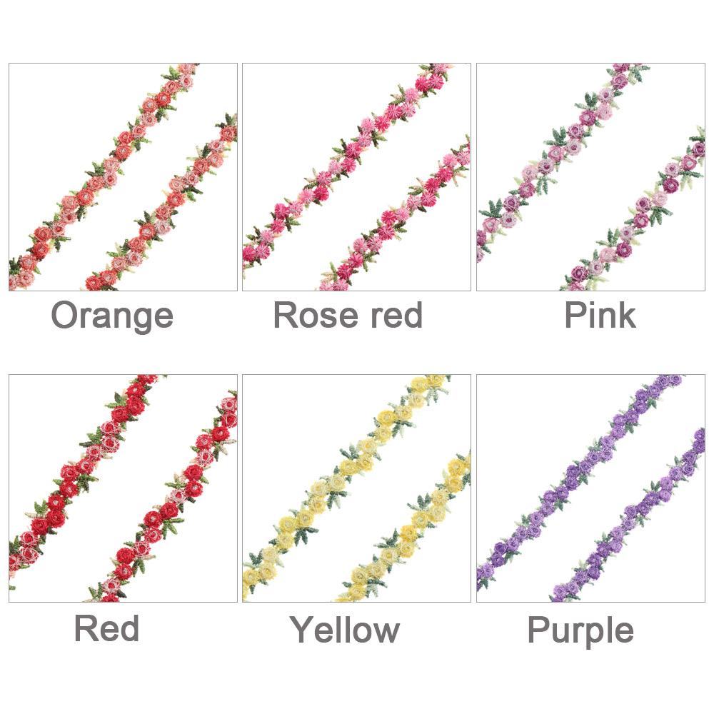 2Yard Flower Lace Trim Embroid - مراجعة Lace Ribbon Trim وسعره