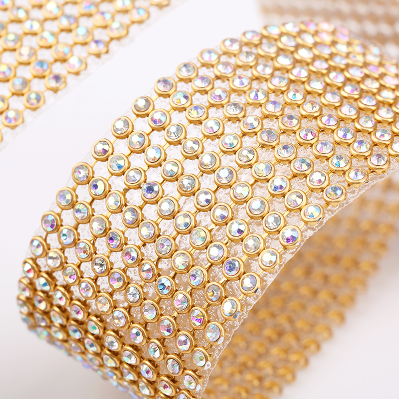 10rows Clear Crystal AB Rhines - مراجعة Hotfix Rhinestone Sheet وسعره