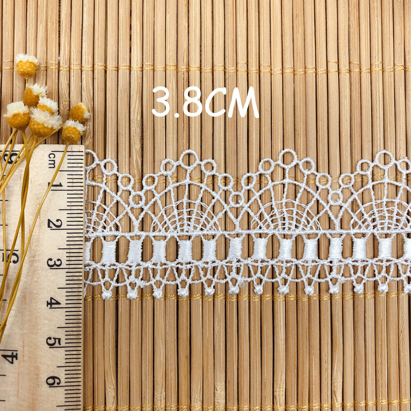 Hollow Embroidery Clavicle Cha - مراجعة Lace Ribbon Trim وسعره
