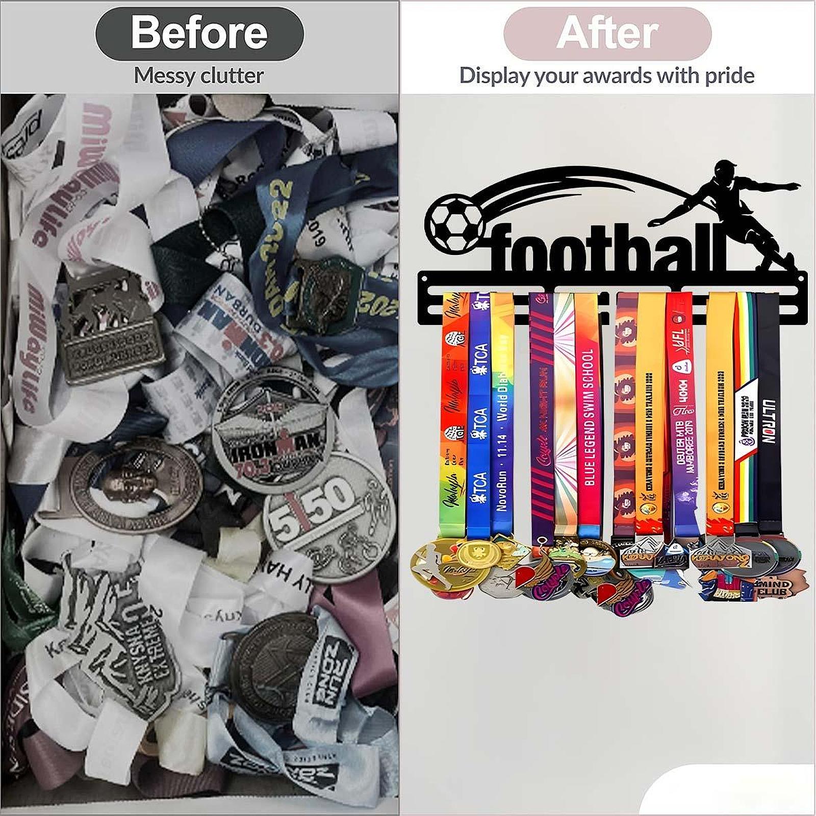 Medal Display Hanger Organizer - مراجعة Organza Ribbon Spool وسعره