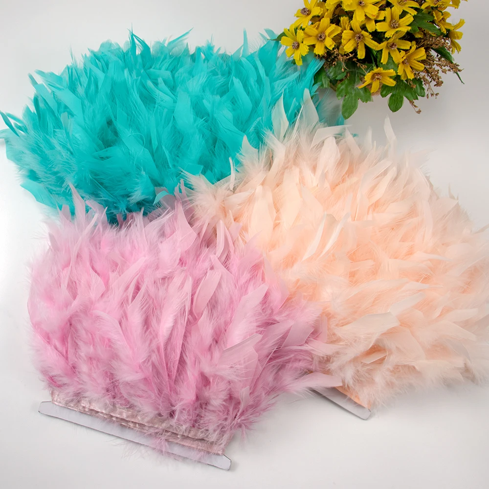 1M Natural Turkey Feathers Tri - مراجعة Feather Trim Marabou وسعره
