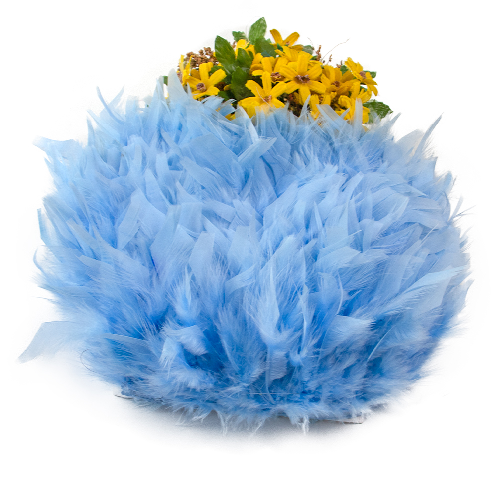 1M Natural Turkey Feathers Tri - مراجعة Feather Trim Marabou وسعره