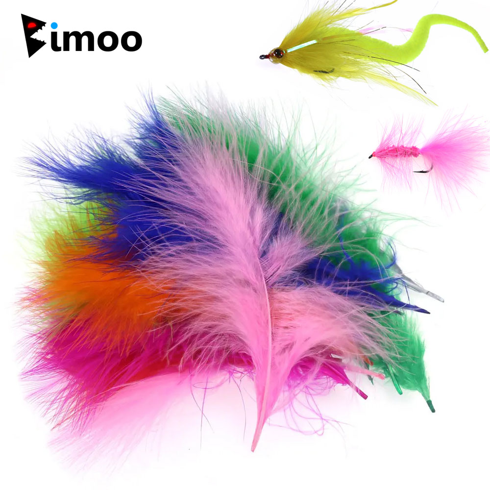 Bimoo 50pcs/Pack Colored Long  - مراجعة Feather Trim Marabou وسعره