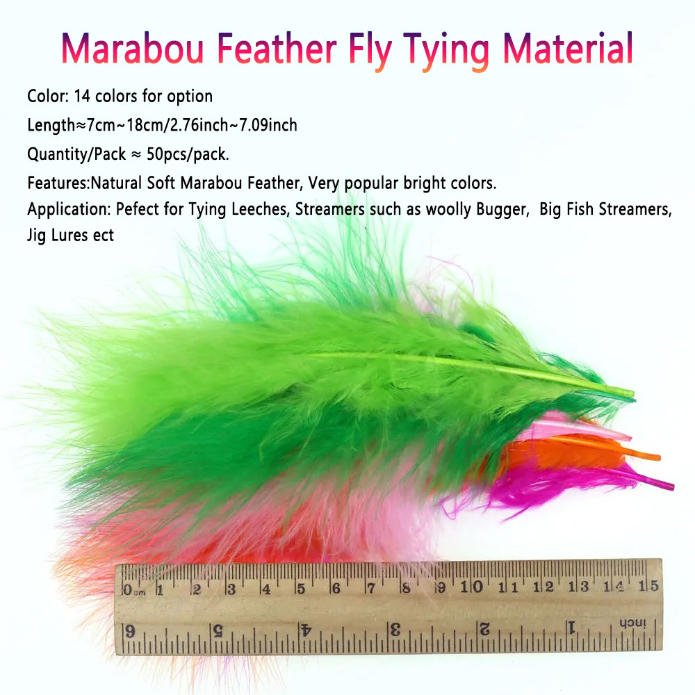 Bimoo 50pcs/Pack Colored Long  - مراجعة Feather Trim Marabou وسعره