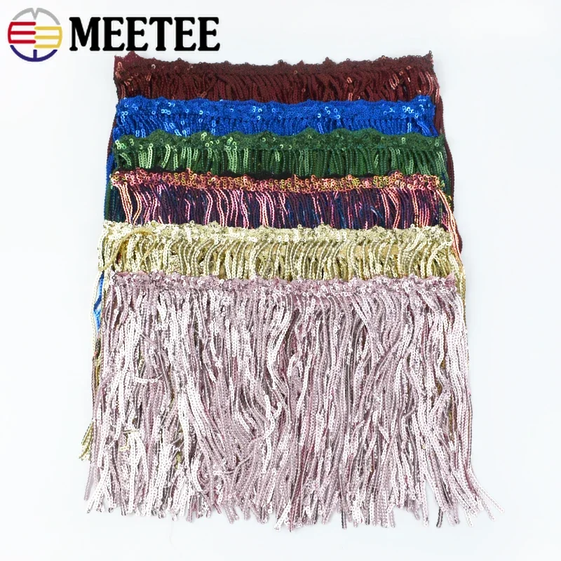 1-5Yards 17cm Latin DanceFring - مراجعة Fringe Ribbon Sewing وسعره