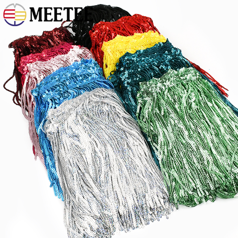 1-5Yards 17cm Latin DanceFring - مراجعة Fringe Ribbon Sewing وسعره